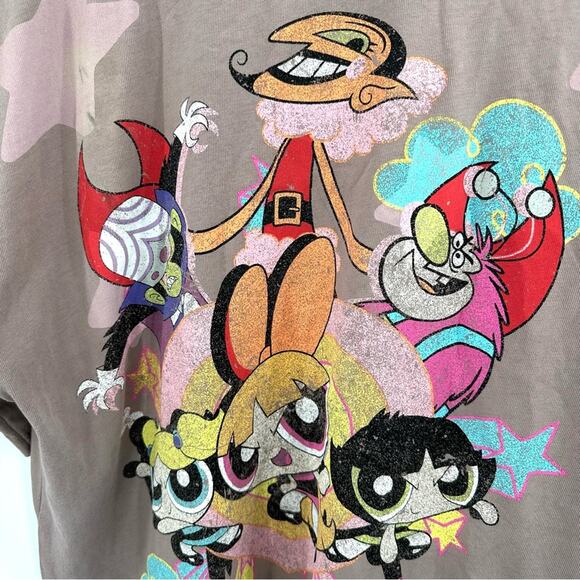 Civil Regime x Powerpuff Girls American Classic Tee in dusty rose Size S Flaw - Picture 2 of 11